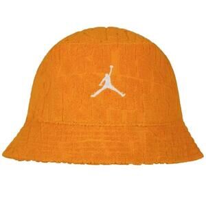 orange nike skull cap